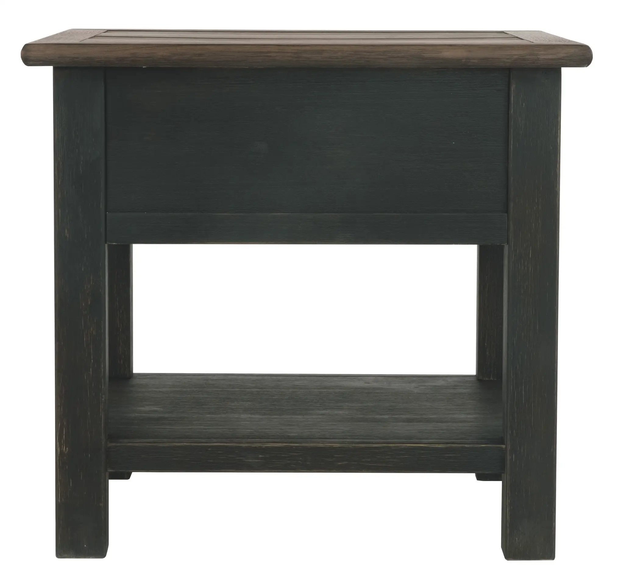 Tyler Creek - Rectangular End Table - Grayish Brown / Black by Unique Piece Furniture