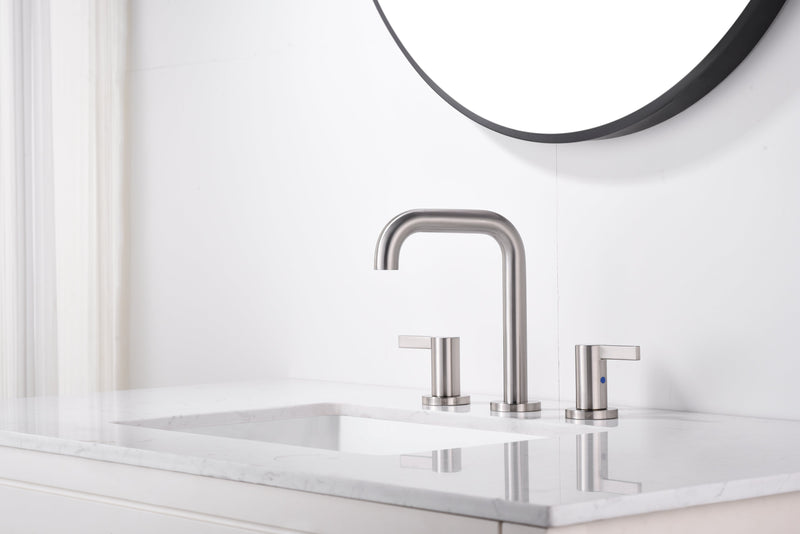 Bathroom Faucet For Bathroom Sink With Two Handles, Pop Up Drain And Supply Lines by HouseOfZazla