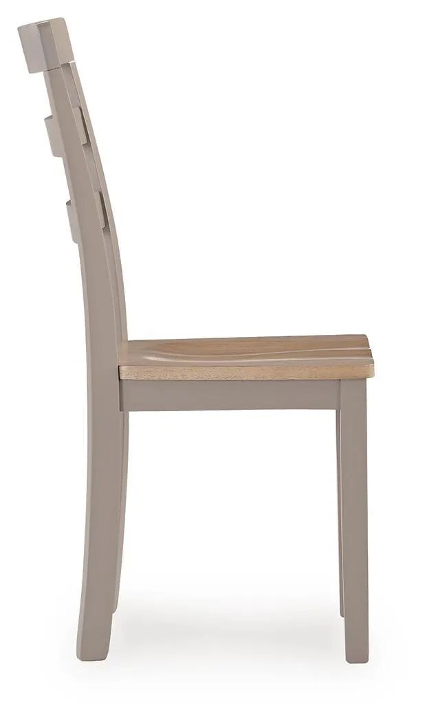 Harperfeld - Dining Room Side Chair (Set of 2) - Natural / Gray by Unique Piece Furniture