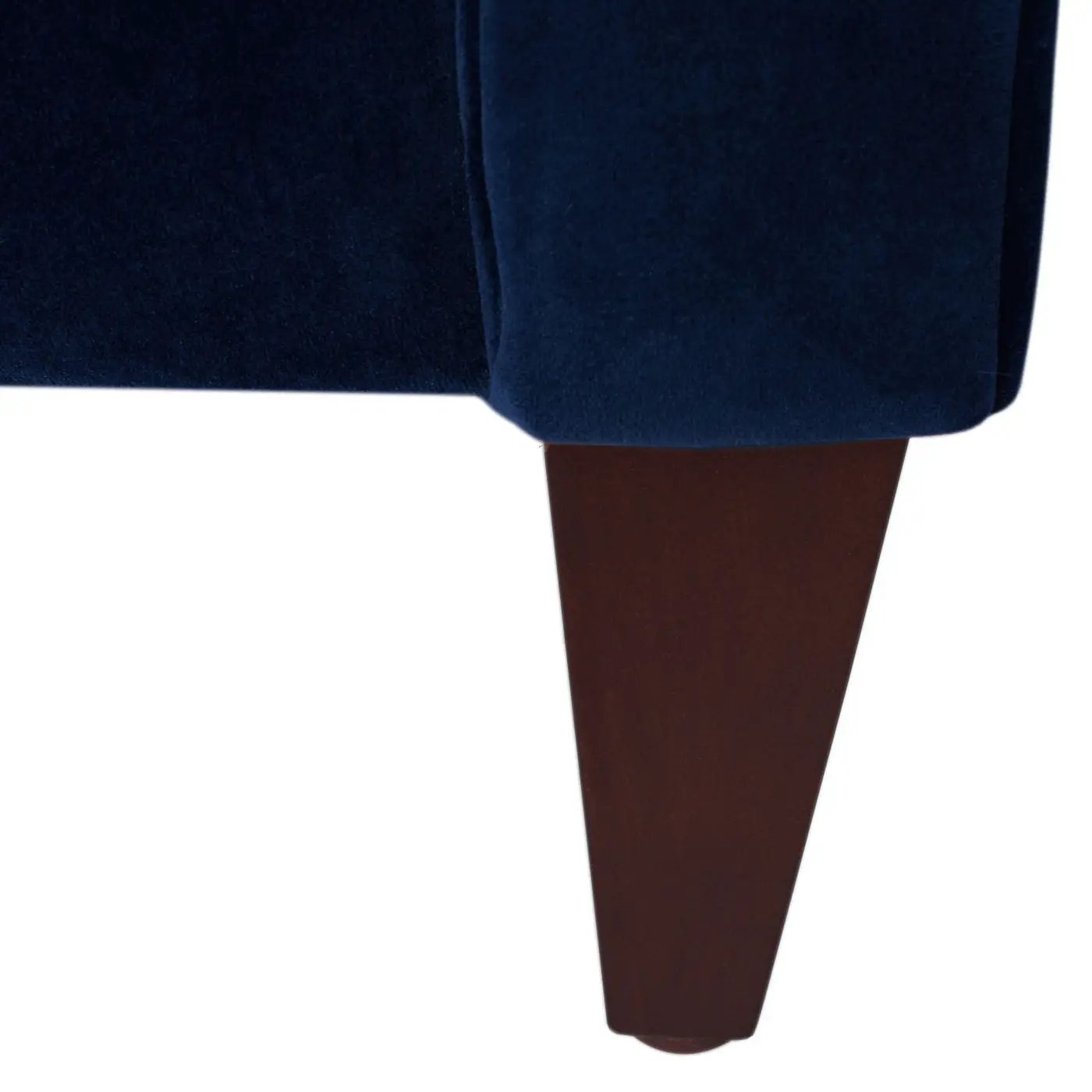 Jack - Modern Tuxedo Tufted Sofa - Navy Blue by HouseOfZazla