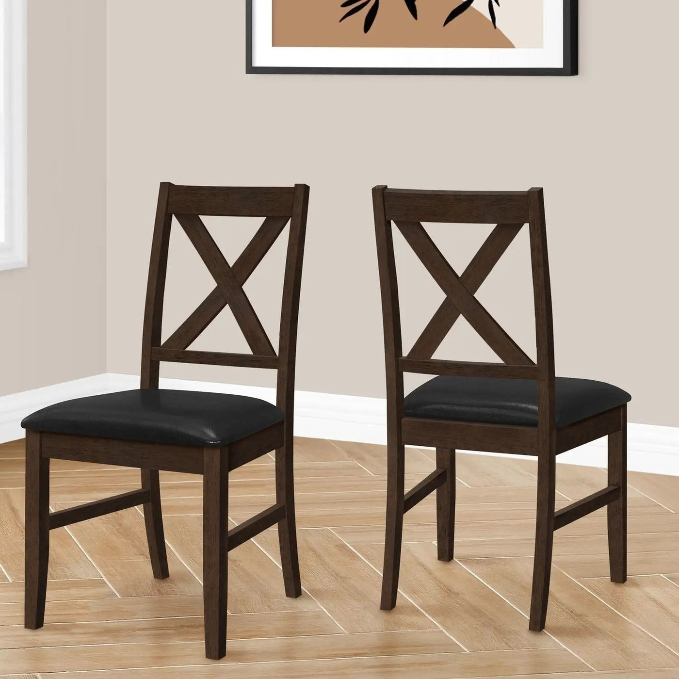 Dining Chair Side, Upholstered For Dining Room, Transitional (Set of 2) by Unique Piece Furniture