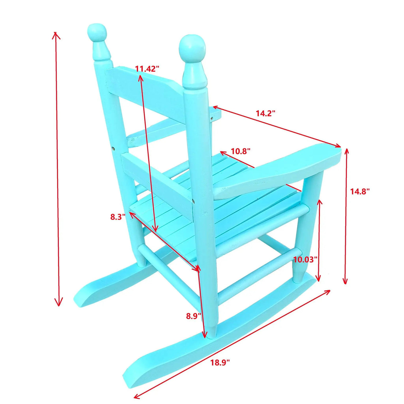Children's Rocking Chair Indoor Or Outdoor, Suitable For Kids, Durable by Unique Piece Furniture