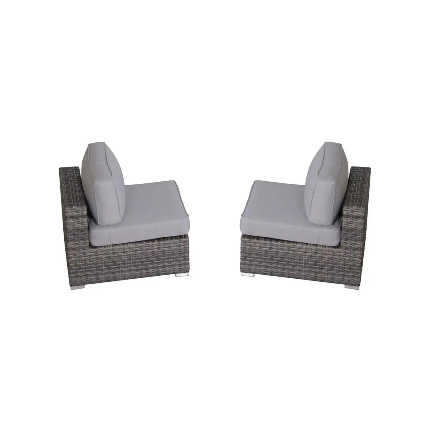 Modern Rattan Wicker Seating Group With Cushions by Unique Piece Furniture