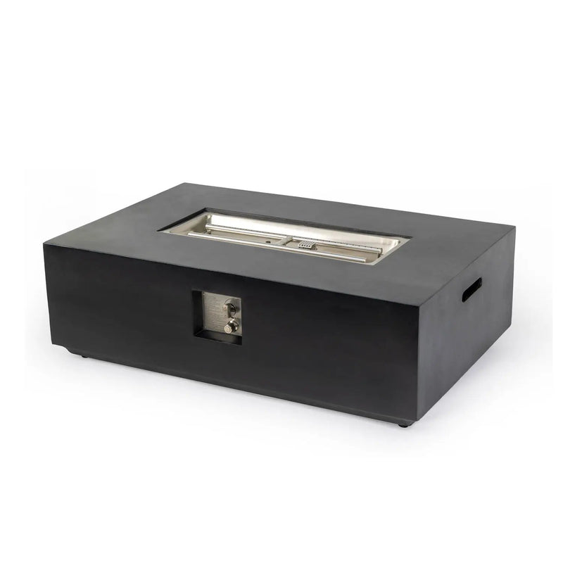 Propane / Natural Gas Fire Pit Table, 50,000 BTU - Charcoal by HouseOfZazla
