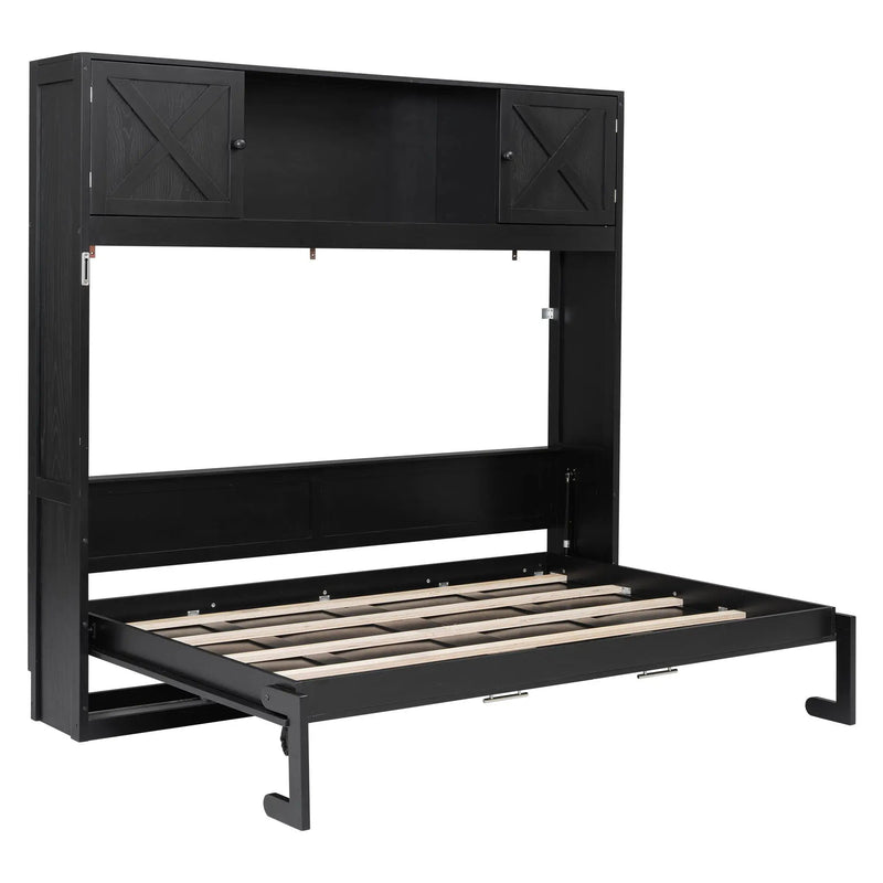 Murphy Bed With Storage Cabinets
