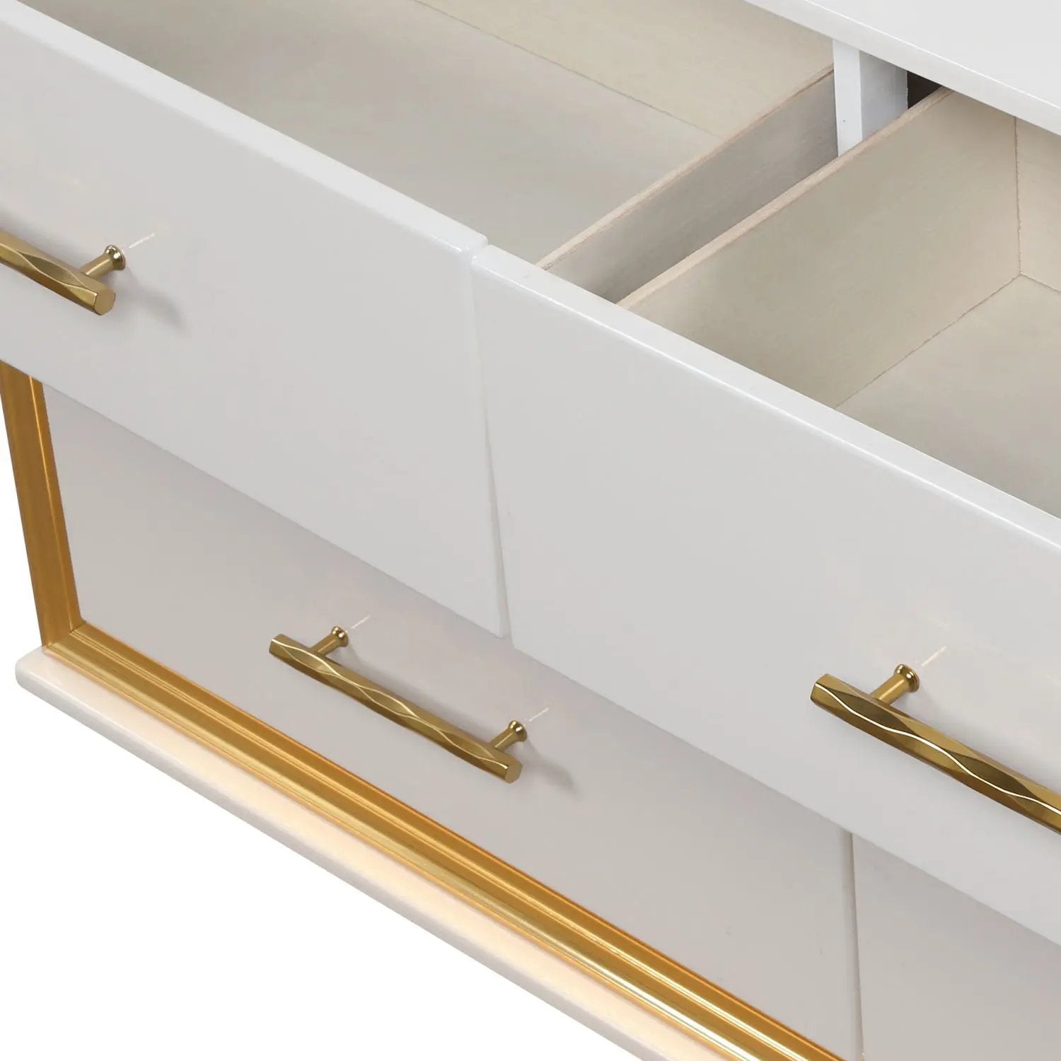 Obsession - 6 Drawer Dresser - White by HouseOfZazla
