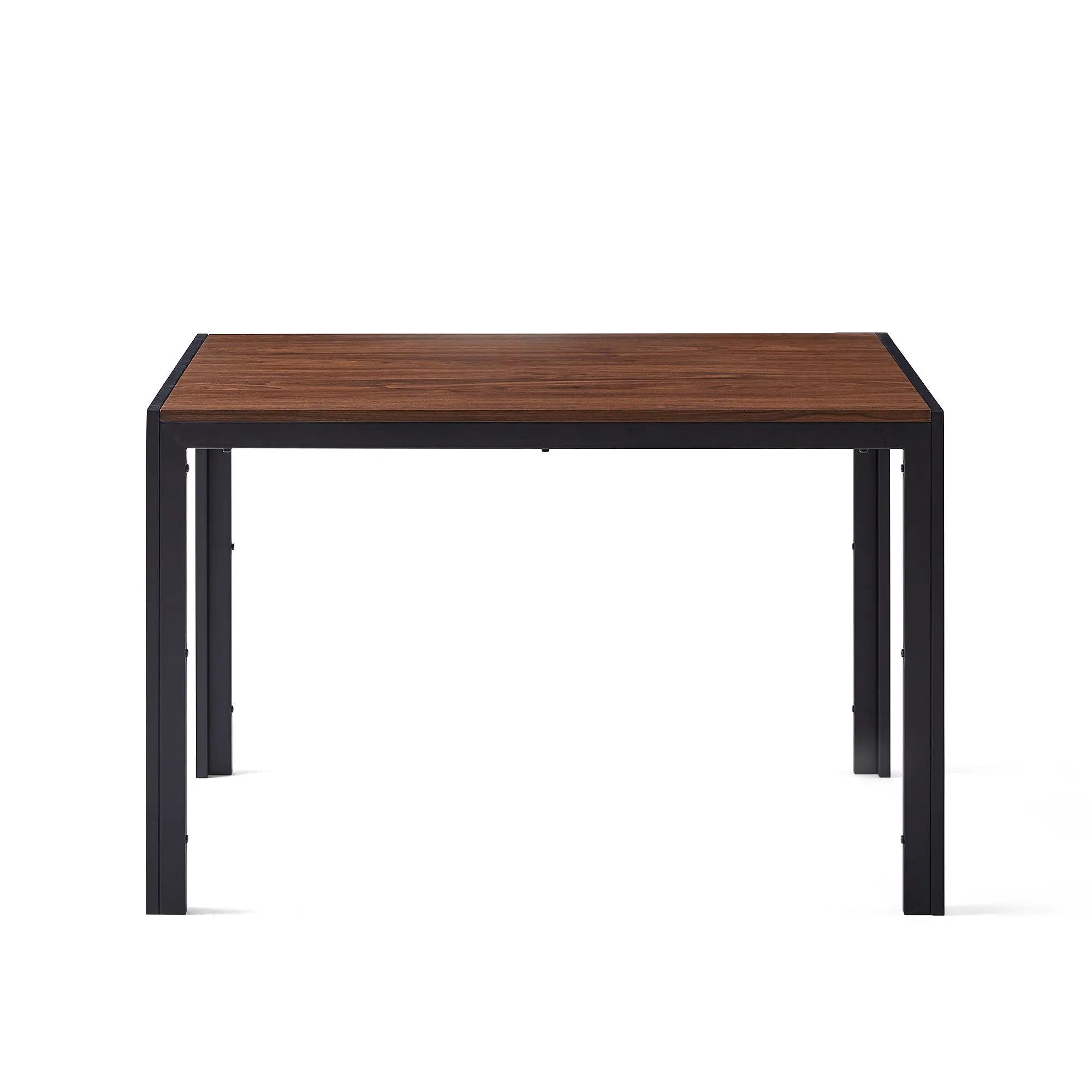 Creative Design Veneered MDF Wood Structure Rectangular Walnut Dining Table - Walnut by HouseOfZazla