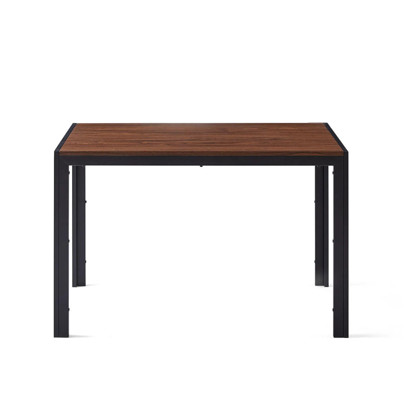 Creative Design Veneered MDF Wood Structure Rectangular Walnut Dining Table - Walnut by HouseOfZazla