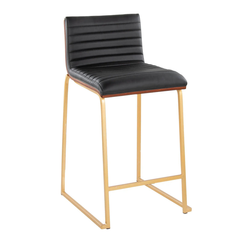 Mason Mara - Contemporary Design Fixed Height Counter Stool (Set of 2) by HouseOfZazla
