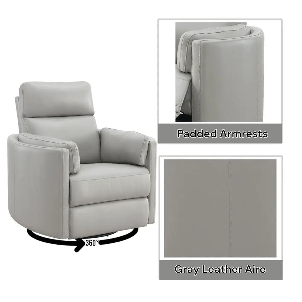 Sagen - Recliner With Swivel & Glider by Unique Piece Furniture