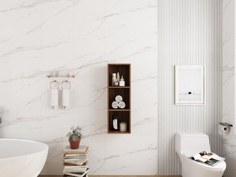 12 Inch Small Wall Mounted Storage Shelves by HouseOfZazla