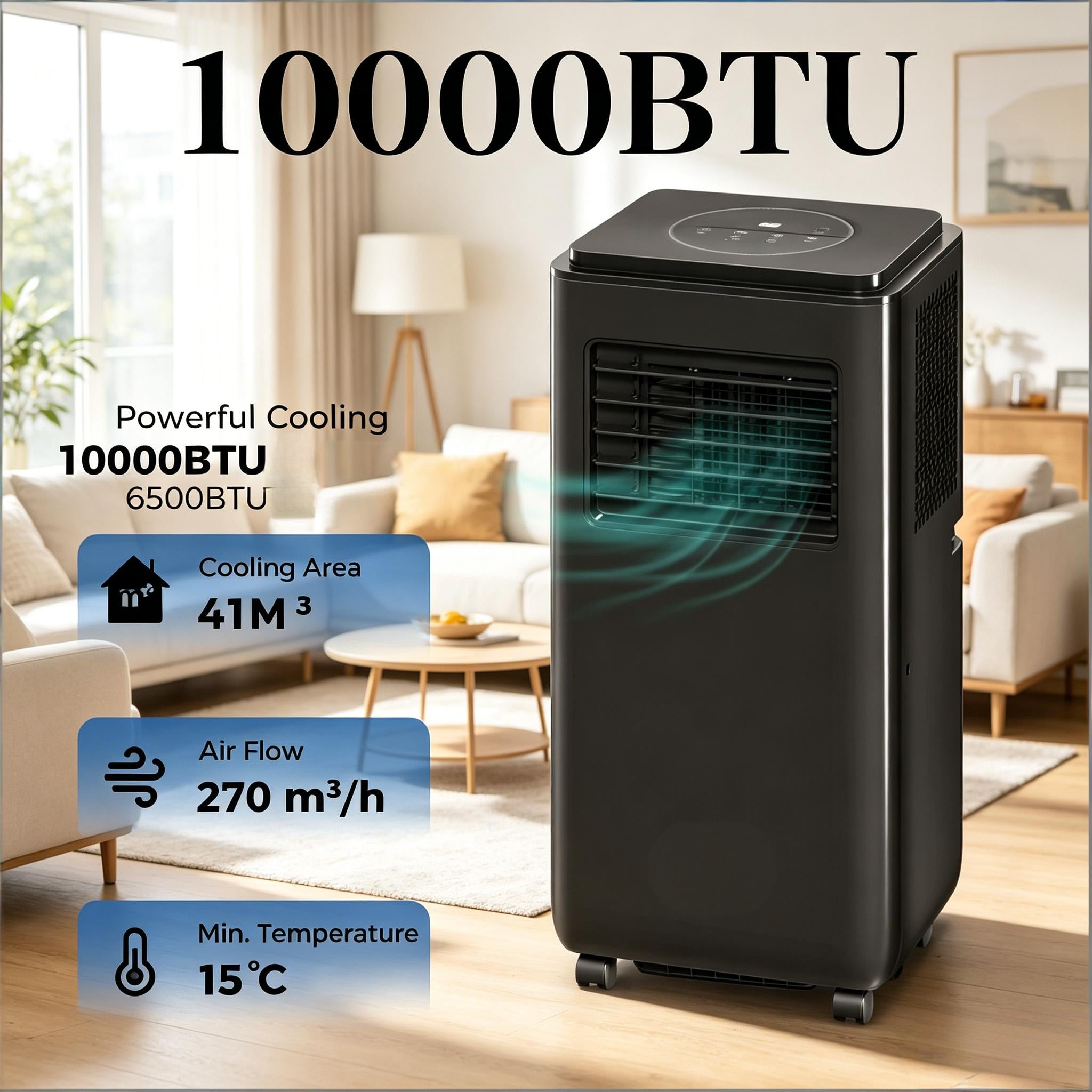 Air Conditioner with Five Modes, Portable Air Conditioner by HouseOfZazla