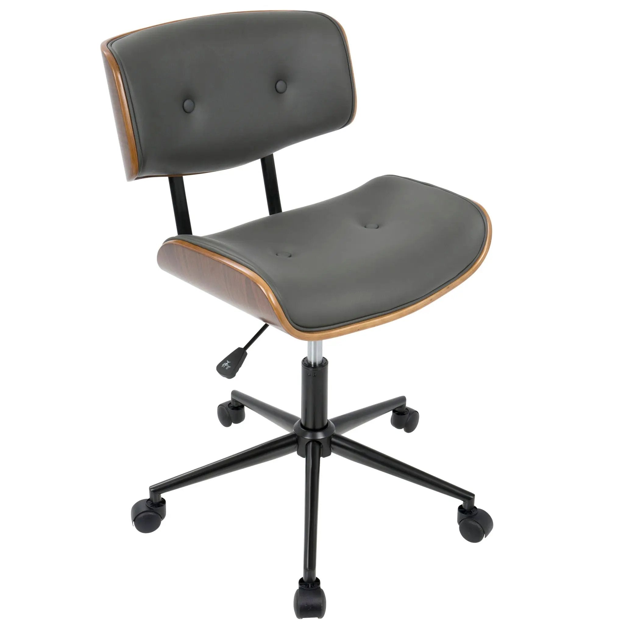 Lombardi - Mid Century Modern Adjustable Office Chair With Swivel by Unique Piece Furniture