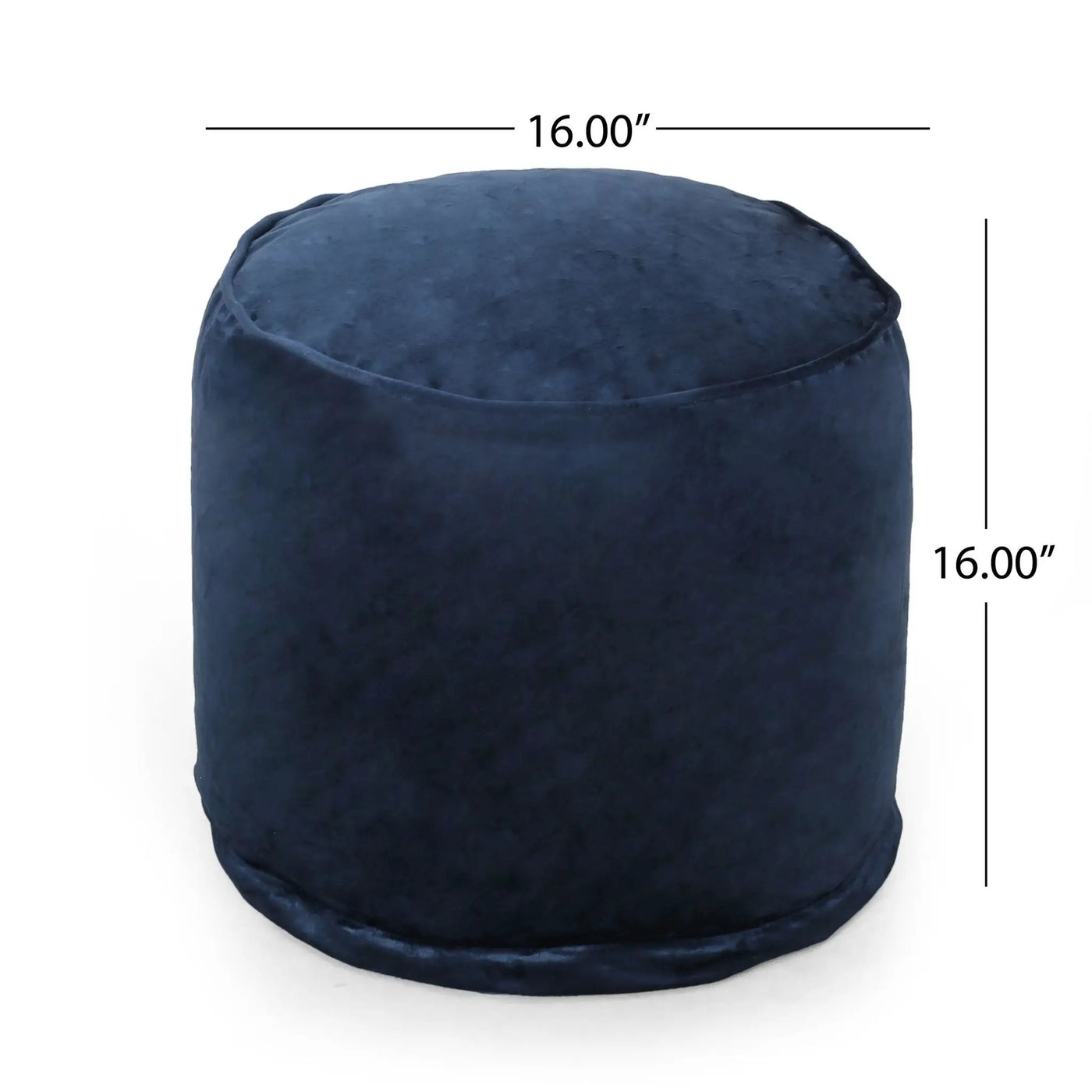 Shimon - Cylinder Pouf Ottoman Floor Cushion by HouseOfZazla