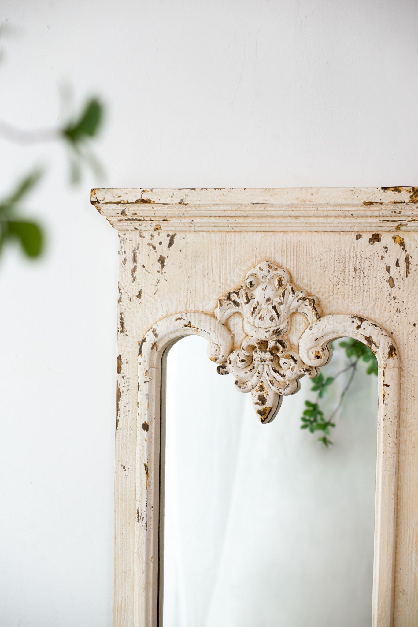 Full Length Mirror With Solid Wood Frame, Floor Mirror For Living Room Bedroom Entryway - White by HouseOfZazla