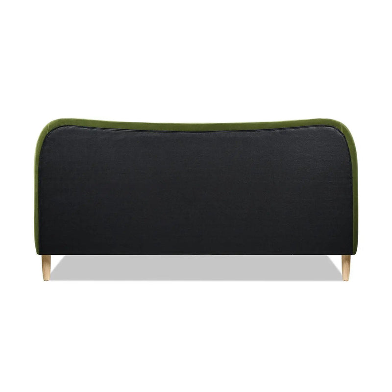 Roman - Curved Headboard Upholstered Platform Bed by Unique Piece Furniture