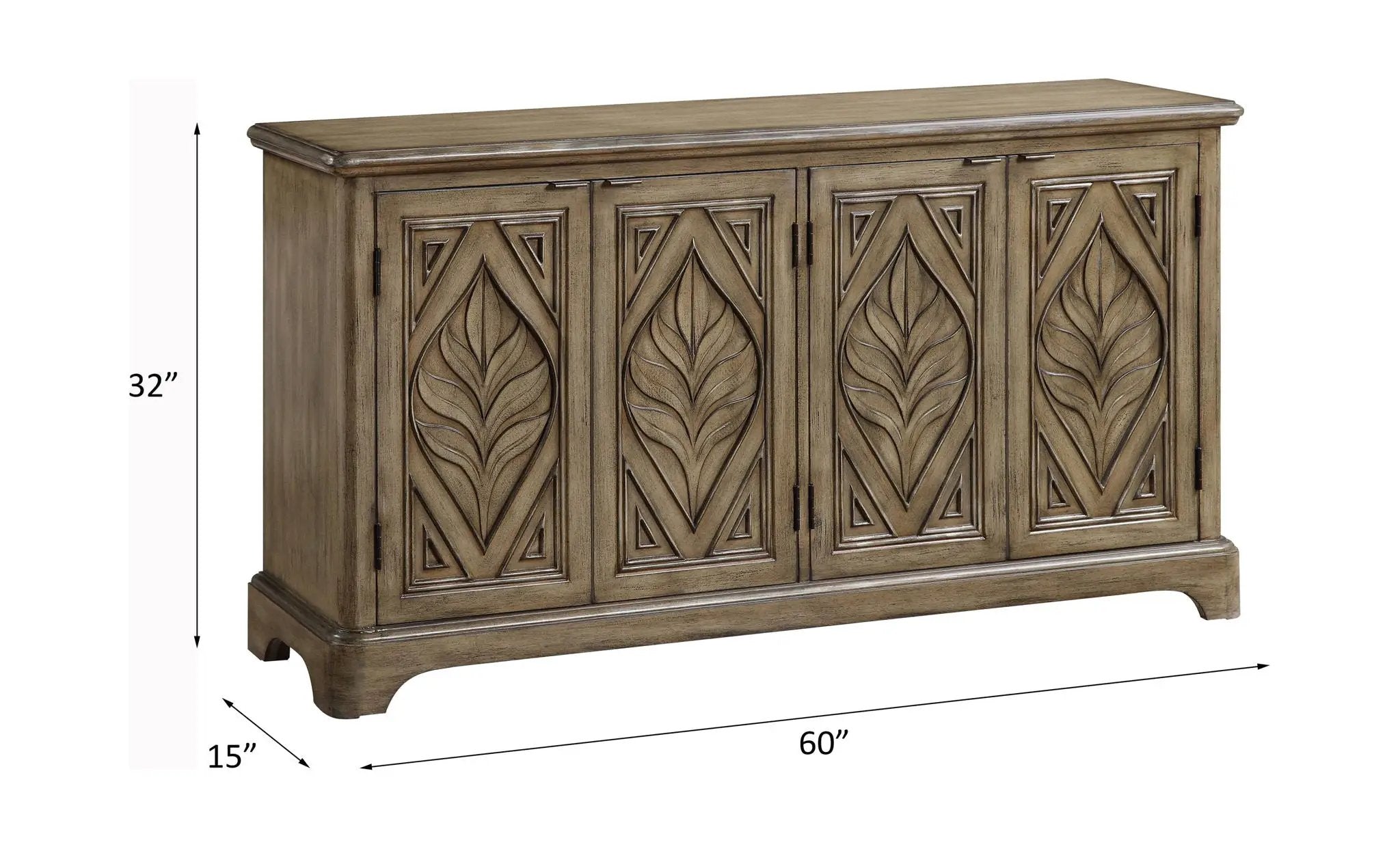 Orana - Console Cabinet - Oak by Unique Piece Furniture