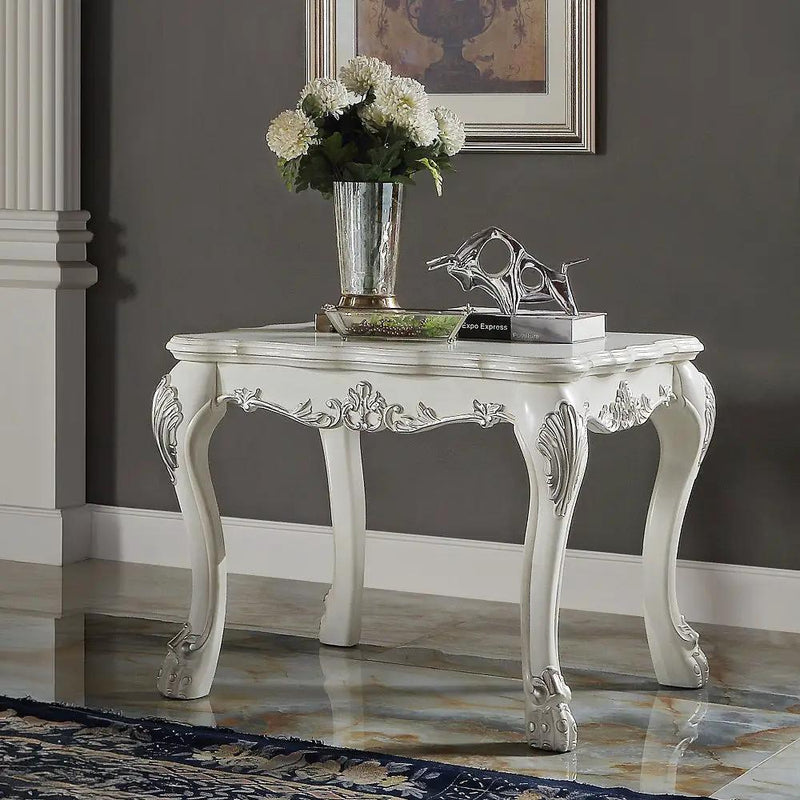Dresden - End Table - Bone White by Unique Piece Furniture