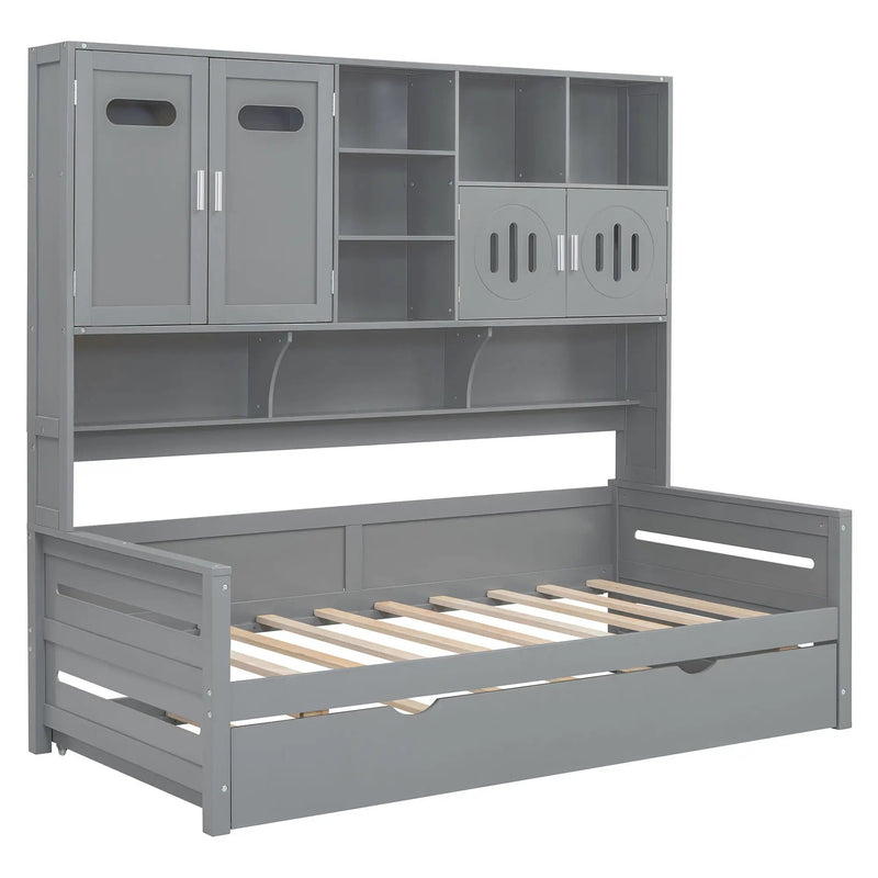 Daybed With All-In-One Cabinet And Shelf by Unique Piece Furniture
