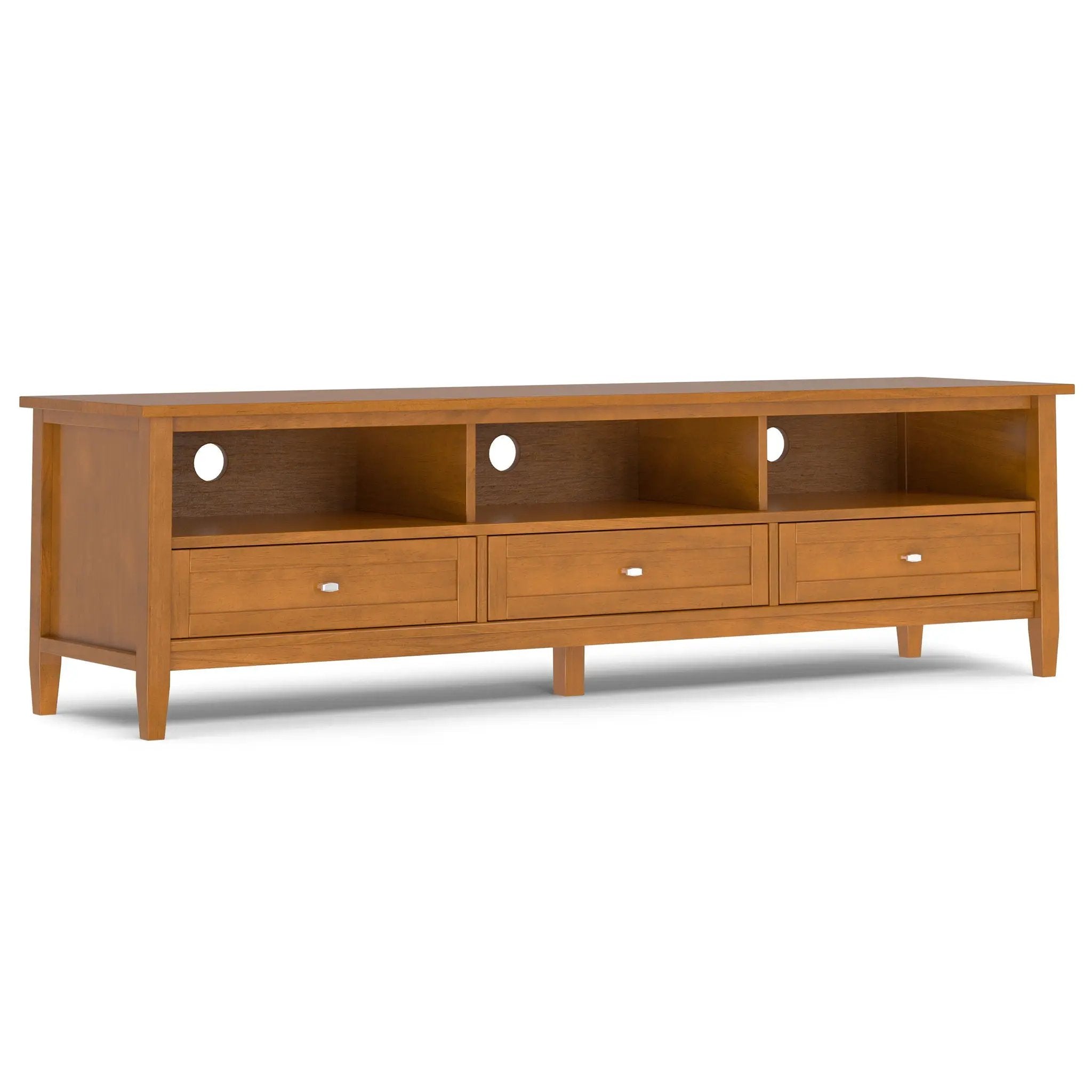 Warm Shaker - Handcrafted Low TV Media Stand by HouseOfZazla