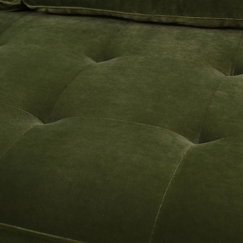 Nicholas - Mid-Century Modern Sofa - Olive Green by HouseOfZazla
