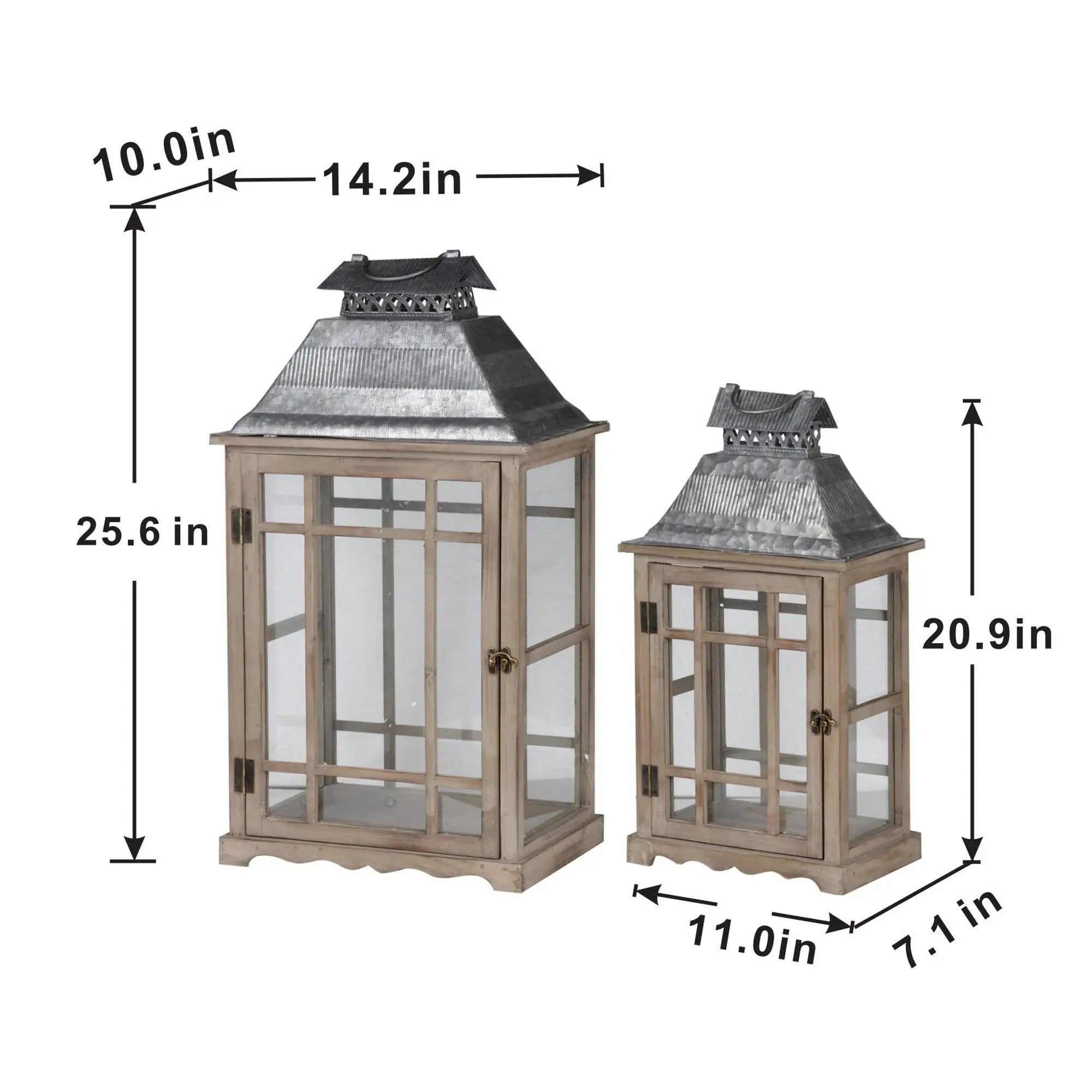 S/2 Classic Scape Lanterns by HouseOfZazla