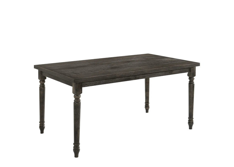Claudia II - Weathered 7 Pieces Dining Room Set - Gray by HouseOfZazla