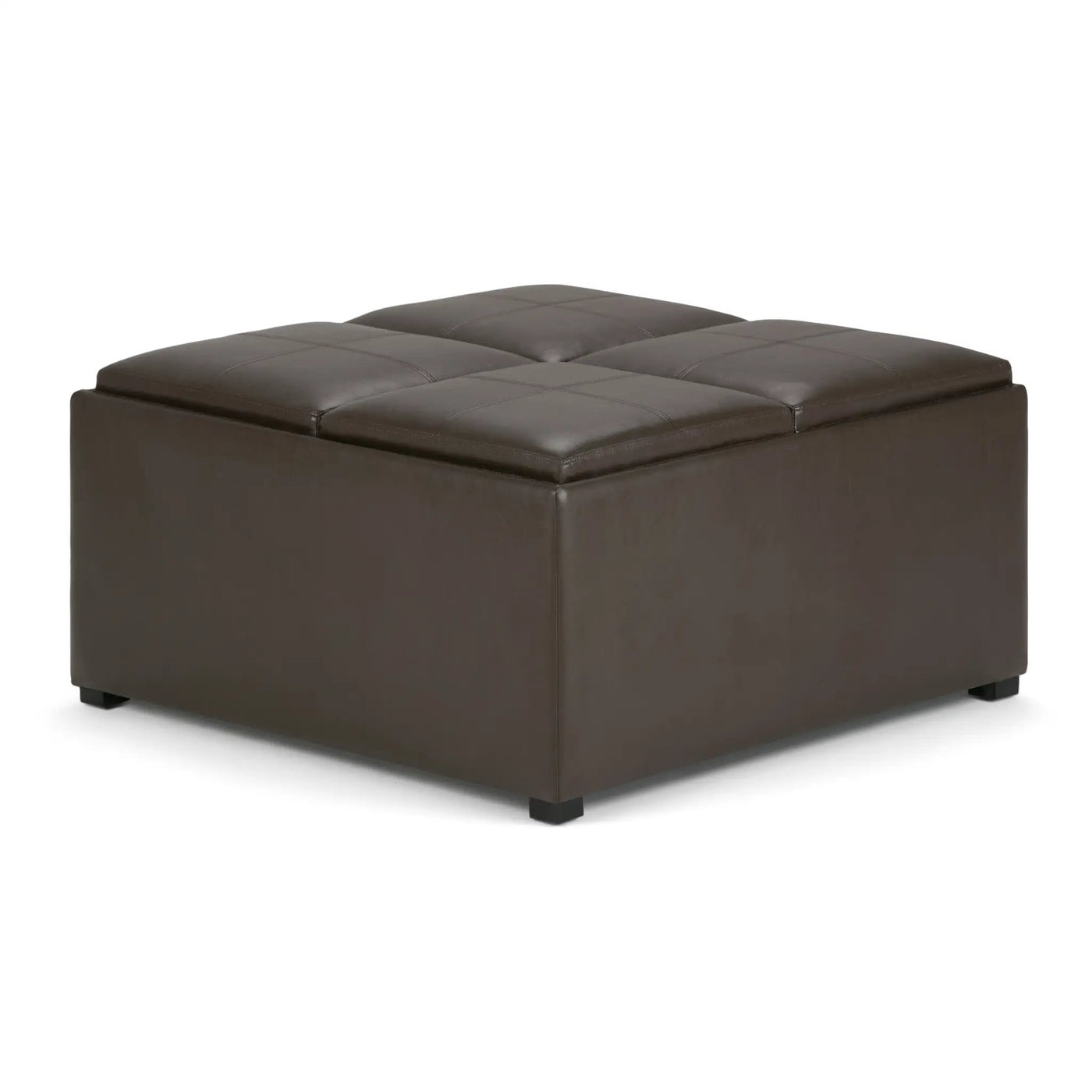 Avalon - Square Coffee Table, Storage Ottoman by Unique Piece Furniture