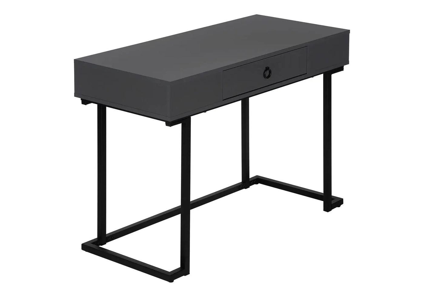 Computer Desk For Home Office, Glossy, Storage Drawer by Unique Piece Furniture