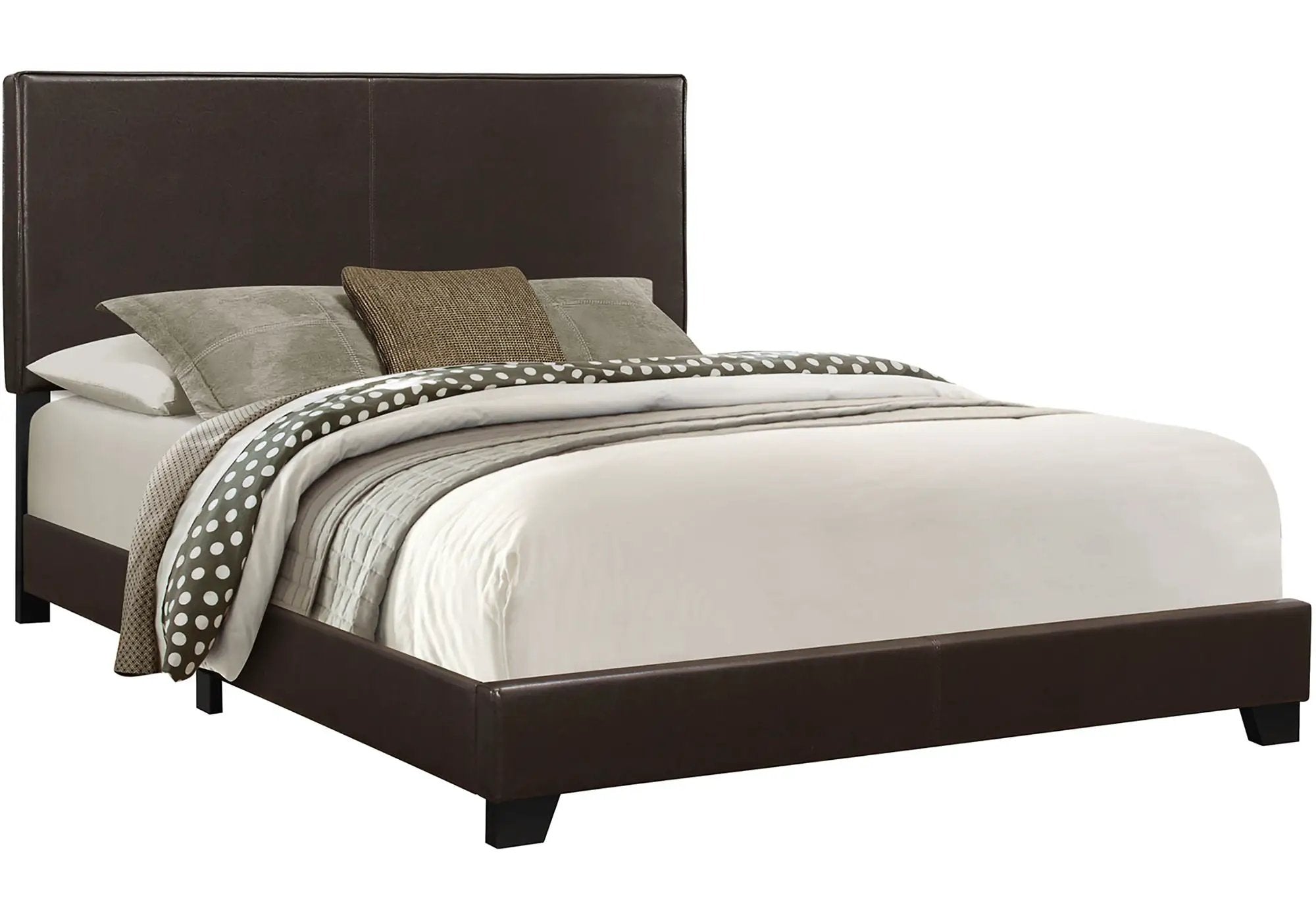Bed, Upholstered, Transitional by Unique Piece Furniture