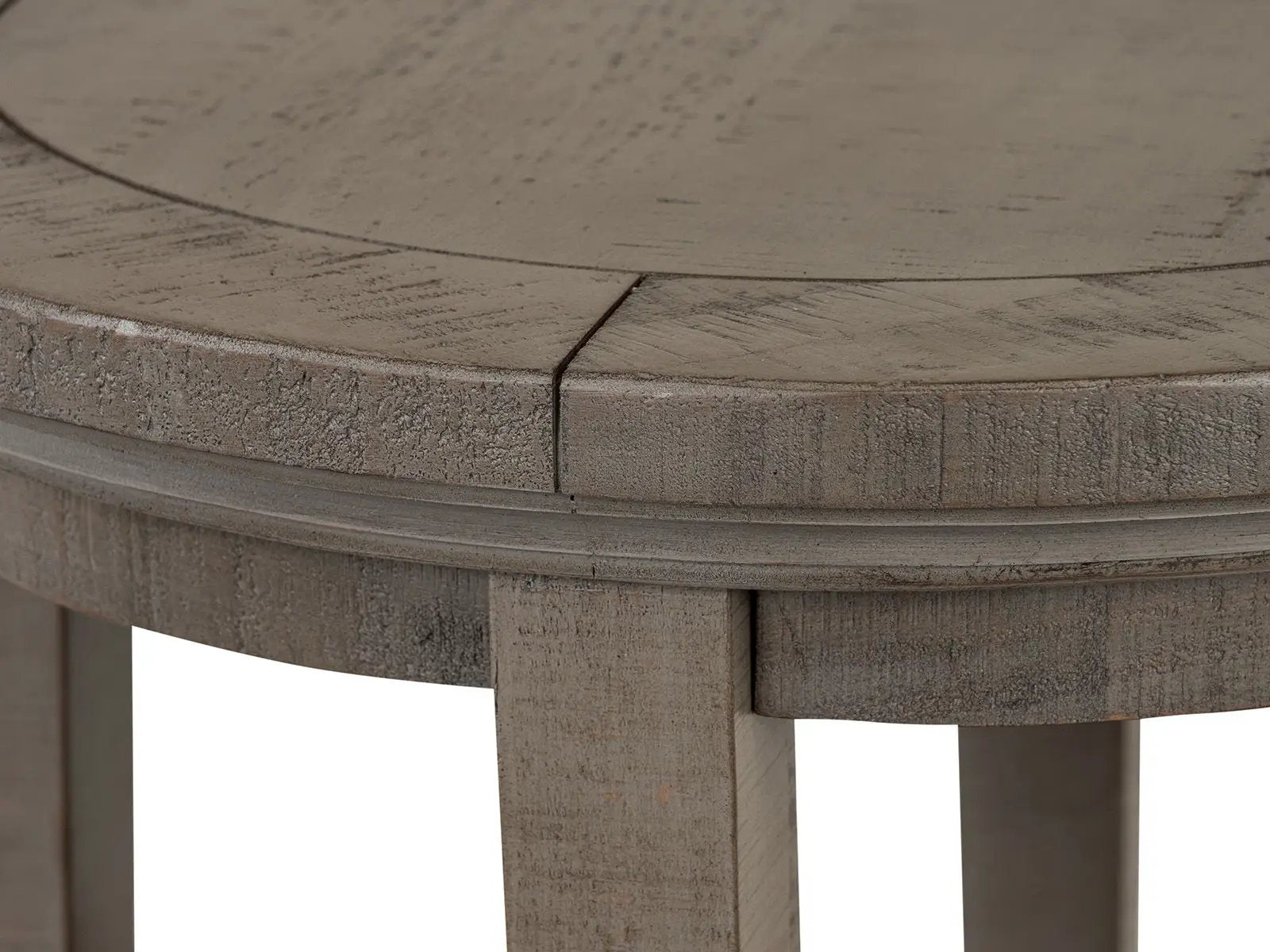Paxton Place - Round Accent End Table - Dovetail Gray by Unique Piece Furniture