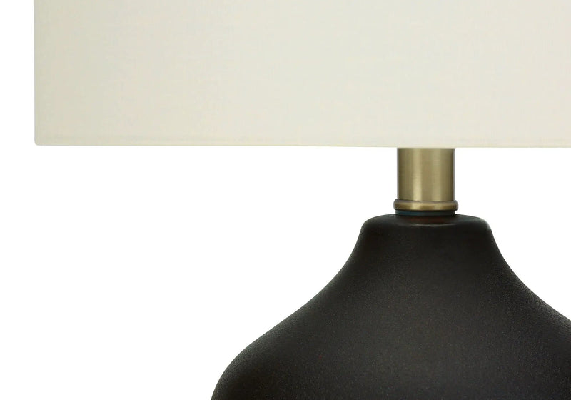Lighting, Table Lamp, Ceramic, Transitional - Black / Cream by Unique Piece Furniture
