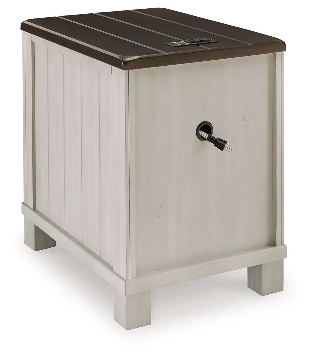 Darborn - Chair Side End Table - Gray / Brown by Unique Piece Furniture