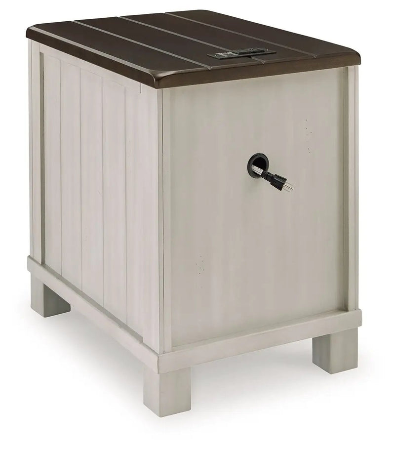 Darborn - Chair Side End Table - Gray / Brown by Unique Piece Furniture