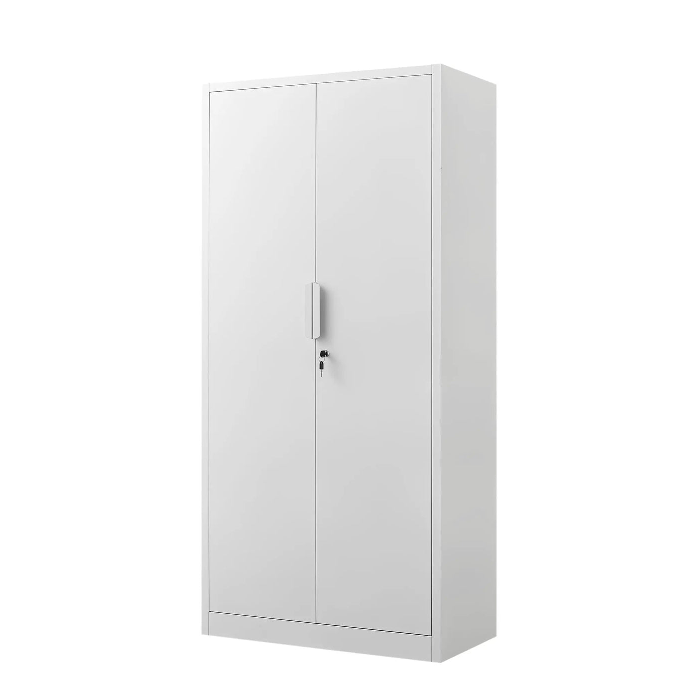 2 Door File Cabinet With Lock, 4 Adjustable Shelves, Heavy-Duty by Unique Piece Furniture
