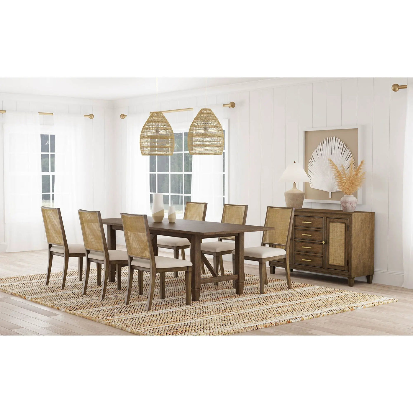 Jamie - Rectangular Dining Table Set by HouseOfZazla
