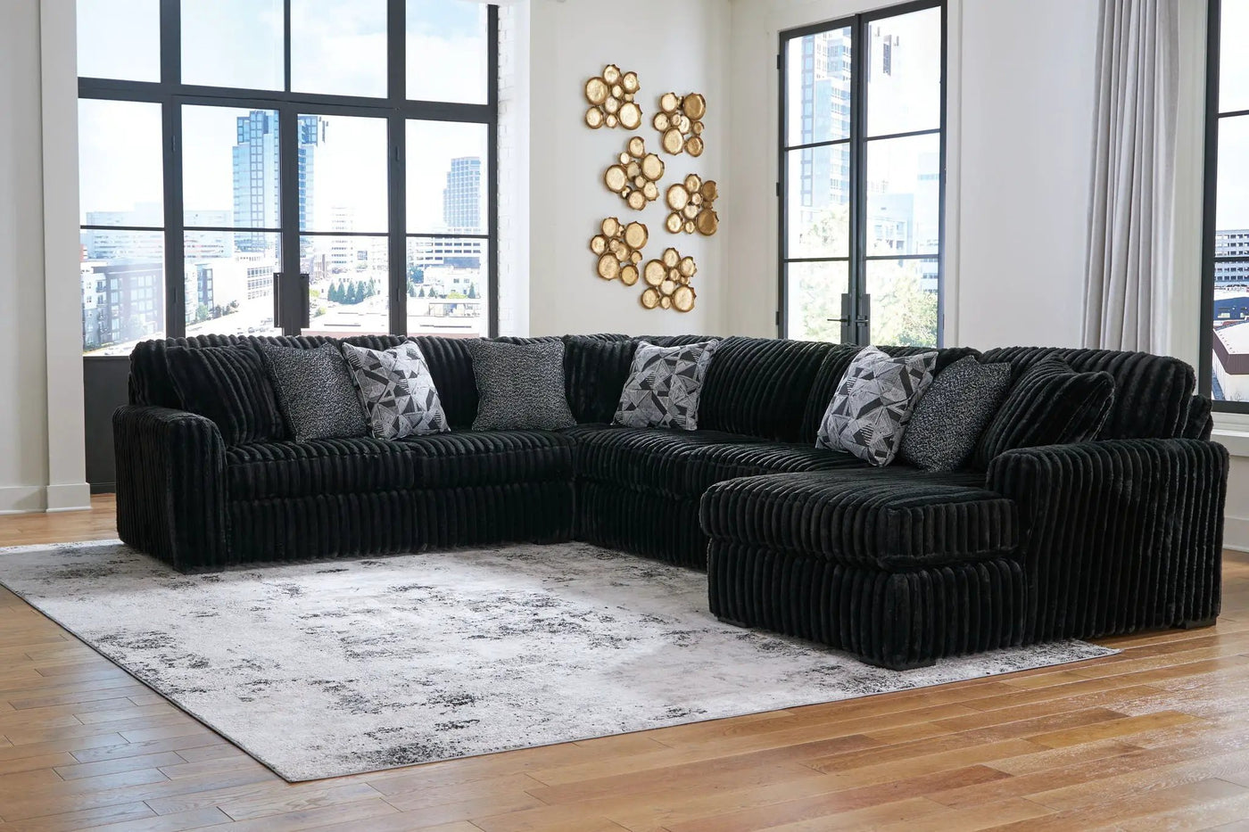 Midnight-Madness - Sectional Set by Unique Piece Furniture