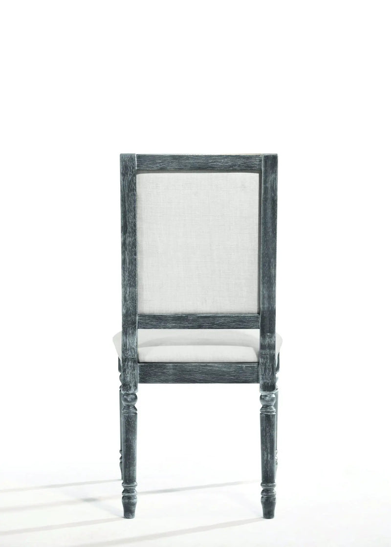 Leventis - Weathered Side Chair - Cream / Gray by Unique Piece Furniture