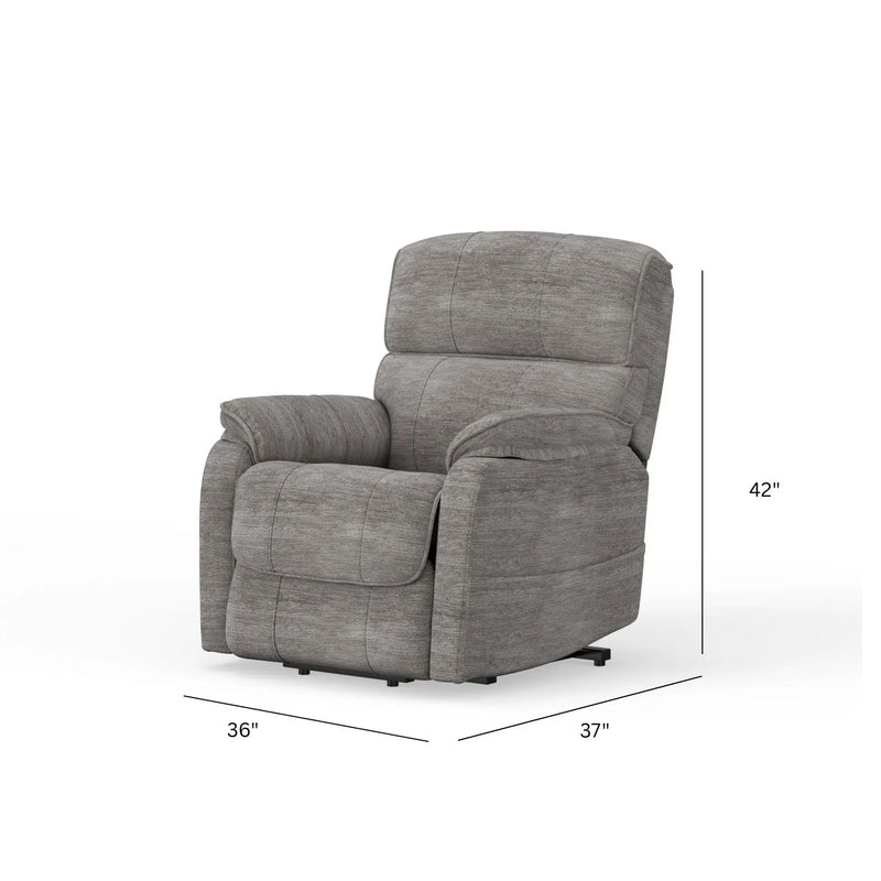 Lucie - Fabric Power Lift Chair - Gray by Unique Piece Furniture