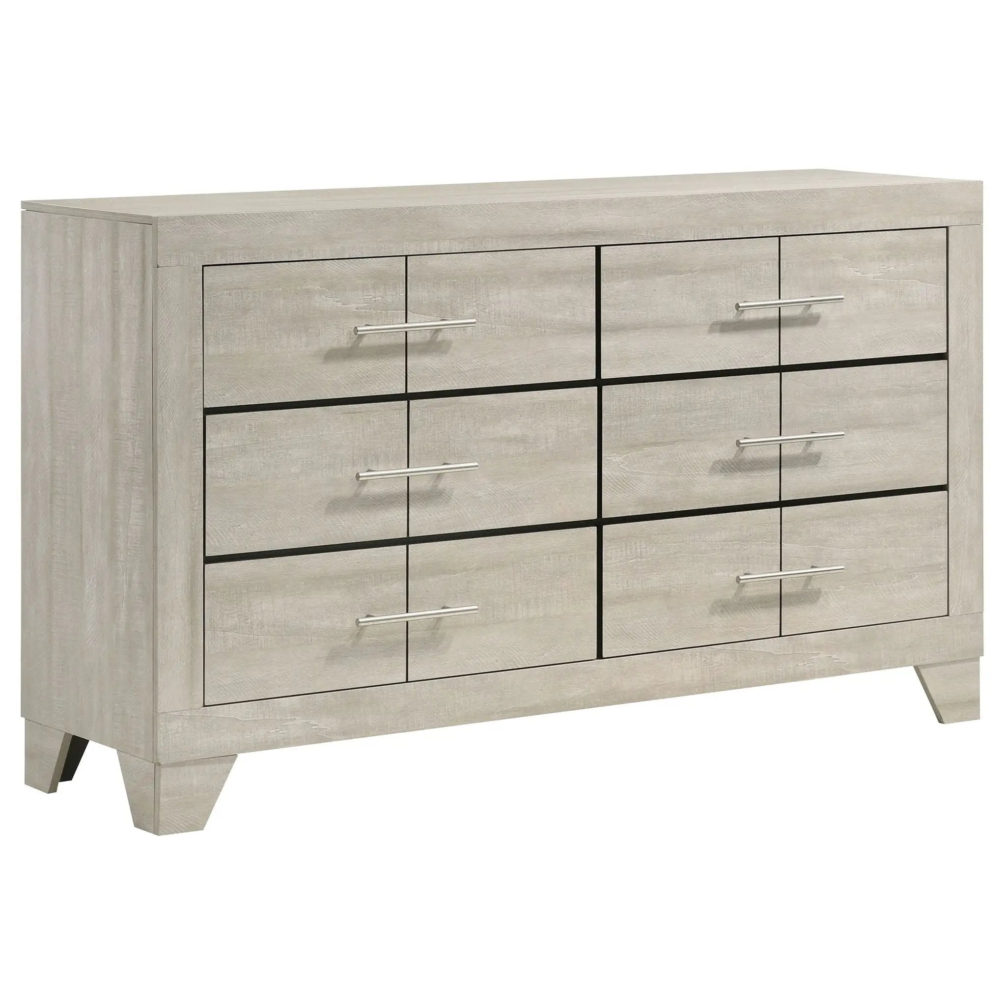 Trenton 5-piece Twin Bedroom Set Rustic Cream by Unique Piece Furniture