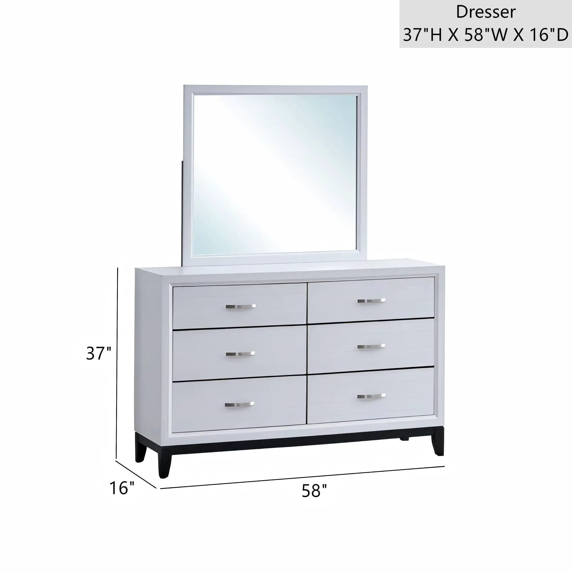 Glasgow - Dresser With 6 Drawers by HouseOfZazla