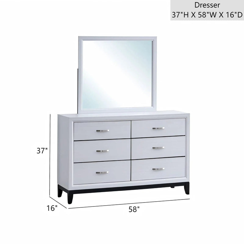Glasgow - Dresser With 6 Drawers by HouseOfZazla