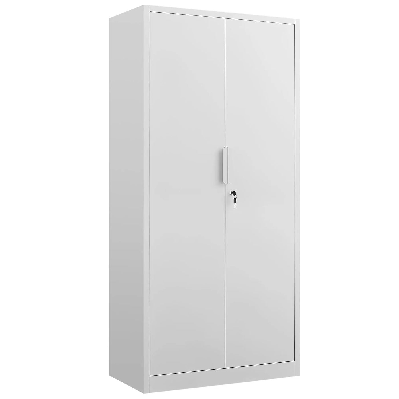 2 Door File Cabinet With Lock, 4 Adjustable Shelves, Heavy-Duty by Unique Piece Furniture
