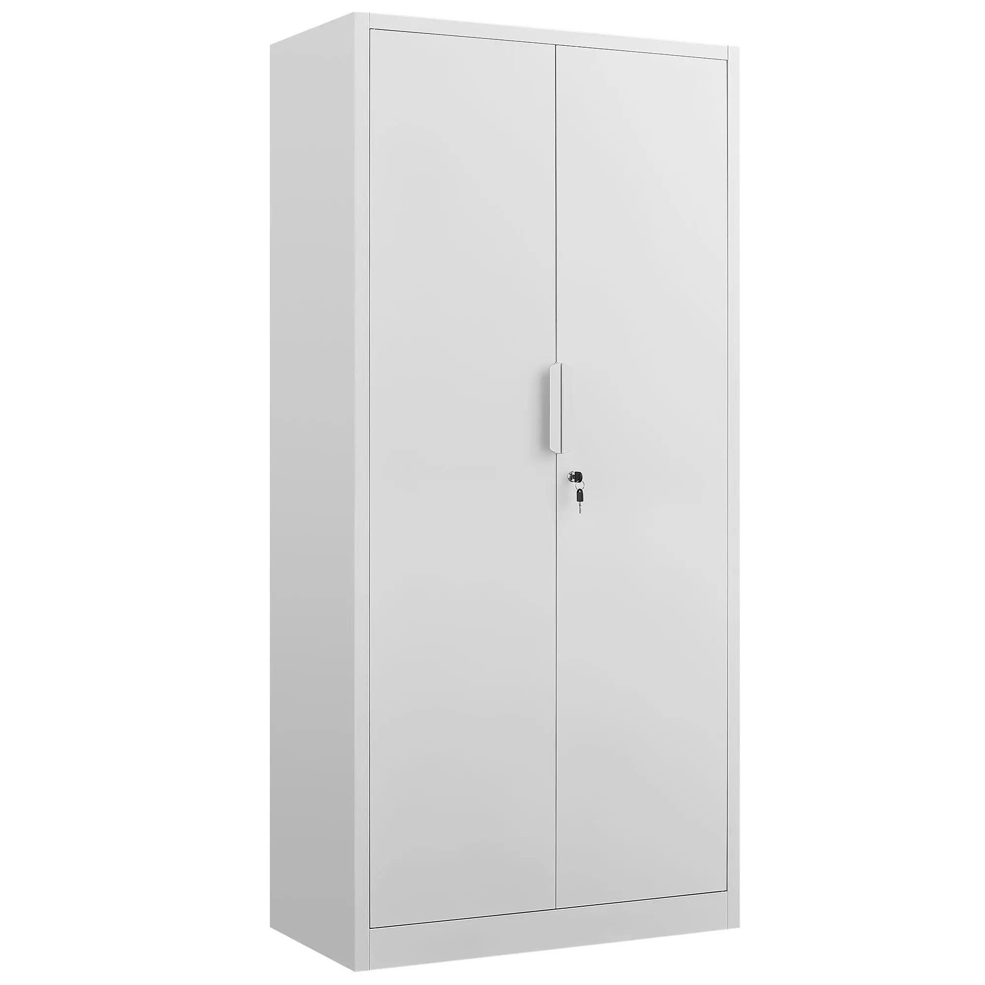 2 Door File Cabinet With Lock, 4 Adjustable Shelves, Heavy-Duty by Unique Piece Furniture