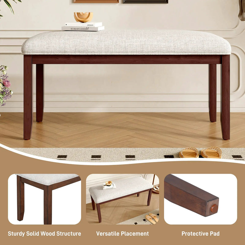 Upholstered Bench for Bedroom and Living Room by HouseOfZazla
