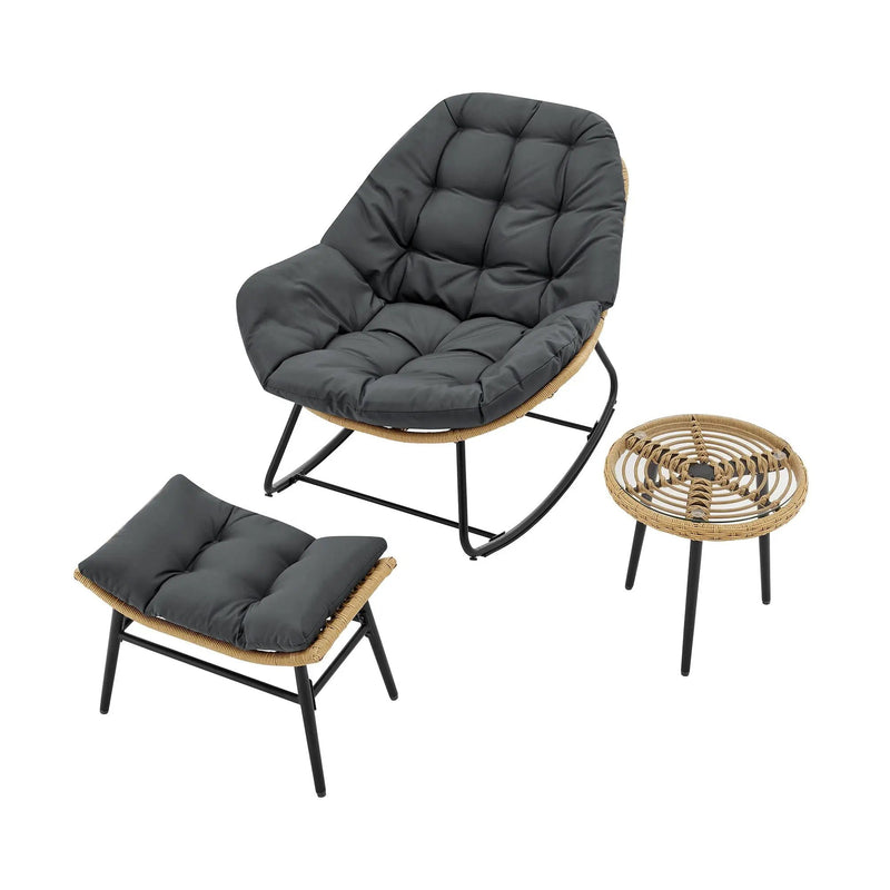 Benson - 3 Piece Lounge Chair Set by HouseOfZazla