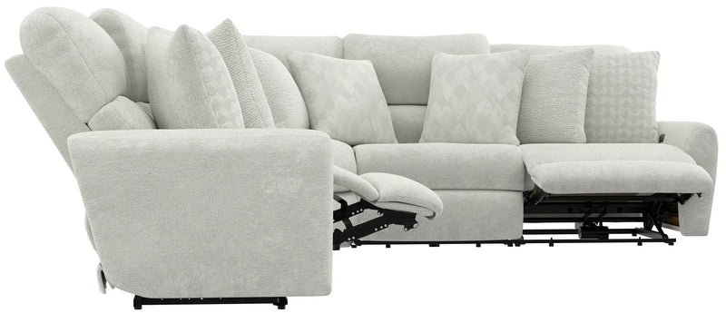 Majesty - Deep Seating Power Reclining Sectional by Unique Piece Furniture
