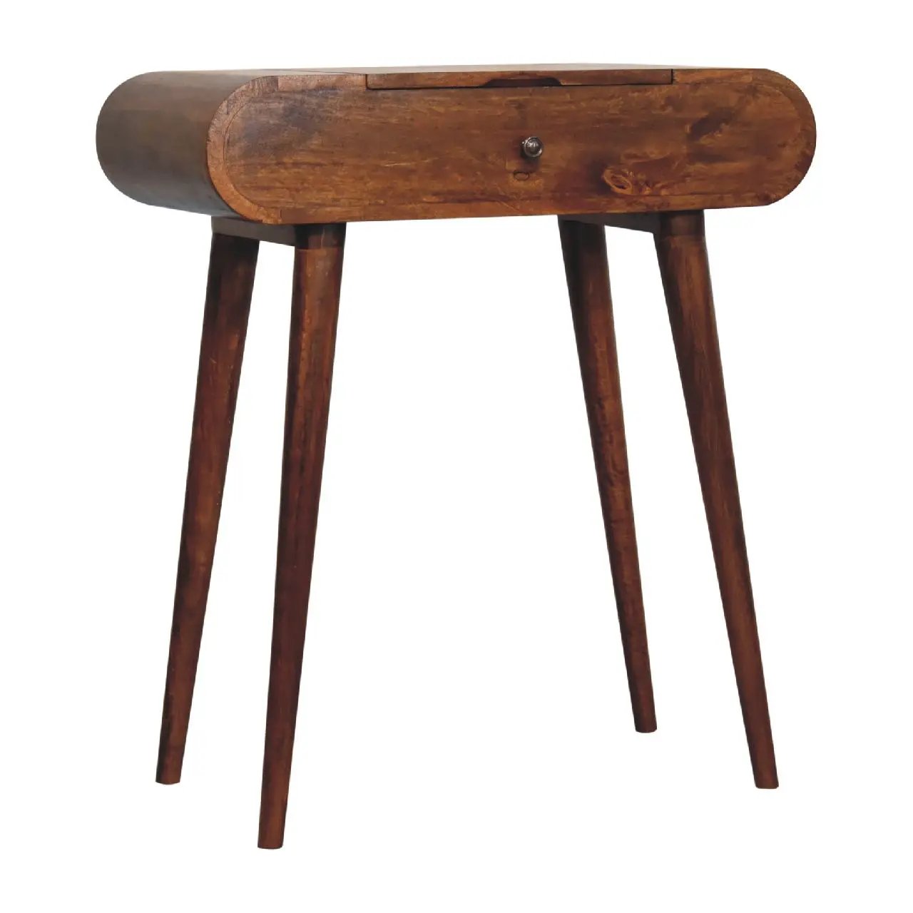 Mini Round Fold Vanity - Chestnut by Unique Piece Furniture