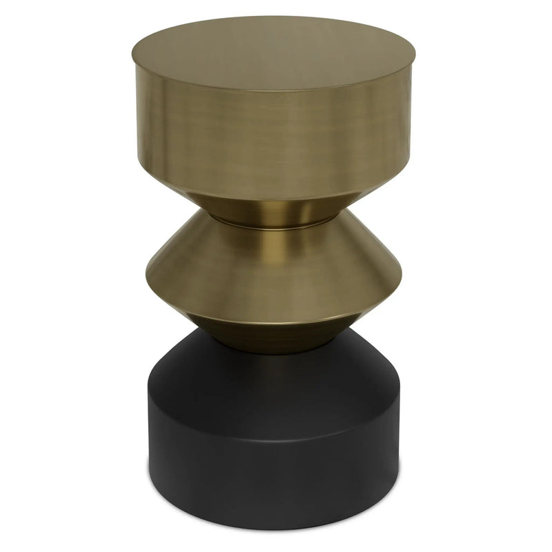 Miller - Side Table - Black / Brass by HouseOfZazla