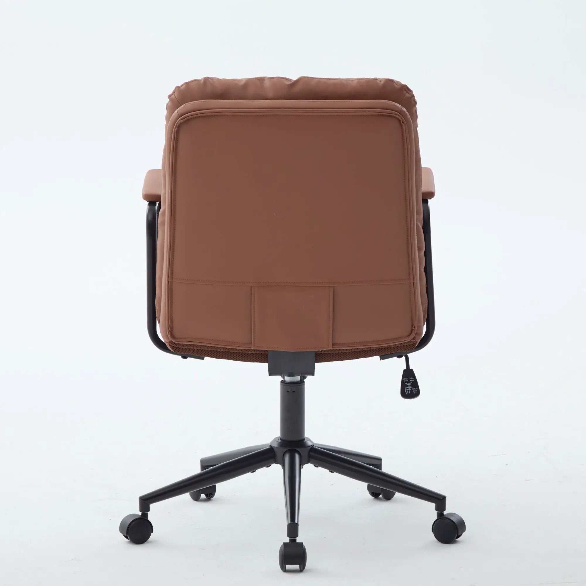 Mid Back Home Office Desk Task Chair with Wheels and Arms by HouseOfZazla